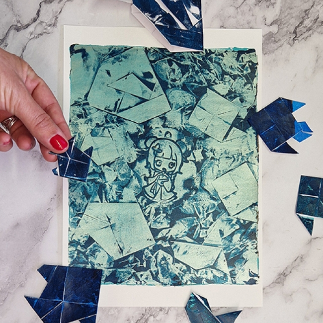 Atelier créatif impression avec la plaque en gel  - samedi 2 mai