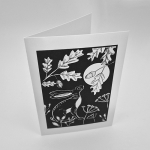 carte A6 avec enveloppe - lapin